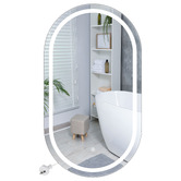 Oakleigh Home Larson Oval LED Wall Mirror