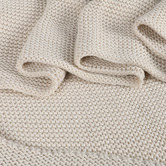 Oakleigh Home 2 Piece Tassels Knitted Blanket &amp; Cushion Set