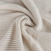 Oakleigh Home 2 Piece Tassels Knitted Blanket &amp; Cushion Set