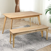 Oakleigh Home 2 Seater Devi Dining Table &amp; Bench Set