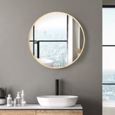 Oakleigh Home Zane Round Wall Mirror