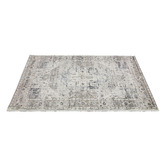 Oakleigh Home Grey Ostin Flat Weave Cotton-Blend Rug