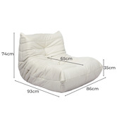 Oakleigh Home Lazy Caterpillar Replica Lounge Chair