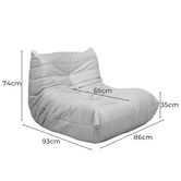 Oakleigh Home Lazy Caterpillar Replica Lounge Chair