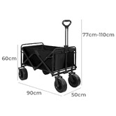 Oakleigh Home Zeth Outdoor Collapsible Wagon Cart