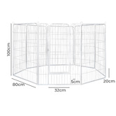 Oakleigh Home 8 Panel Pet Playpen