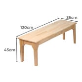 Oakleigh Home 2 Seater Devi Dining Table &amp; Bench Set