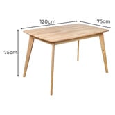 Oakleigh Home 2 Seater Devi Dining Table &amp; Bench Set