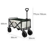 Oakleigh Home Zeth Outdoor Collapsible Wagon Cart