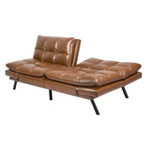 Oakleigh Home Olarp 3 Seater PU Leather Sofa Bed
