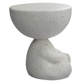 Oakleigh Home Rusch Cement Side Table