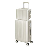 Oakleigh Home 2 Piece Martin Suitcase &amp; Trolley Bag Set