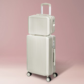 Oakleigh Home 2 Piece Martin Suitcase &amp; Trolley Bag Set
