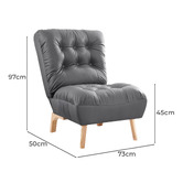 Oakleigh Home Gatten Faux Leather Recliner Armchair
