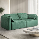 Oakleigh Home Lerdal 3 Seater Faux Leather Sofa
