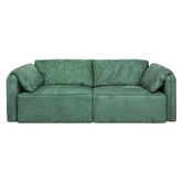 Oakleigh Home Lerdal 3 Seater Faux Leather Sofa