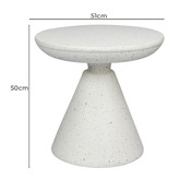 Oakleigh Home Rundel Cement Side Table