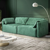 Oakleigh Home Lerdal 3 Seater Faux Leather Sofa