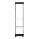 Oakleigh Home Goda 4 Shelf Glass Display Cabinet