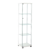 Oakleigh Home Goda 4 Shelf Glass Display Cabinet