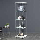 Oakleigh Home Goda 4 Shelf Glass Display Cabinet