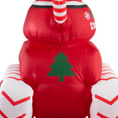 Oakleigh Home Santa Tank Inflatable Christmas Decoration with LED
