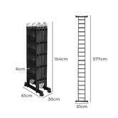 Oakleigh Home Nerva Aluminium Folding Ladder