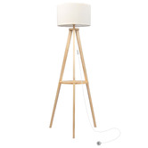 Oakleigh Home Timothy Linen Floor Lamp