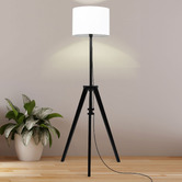 Oakleigh Home Roxanne Linen Floor Lamp