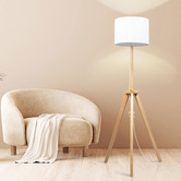 Oakleigh Home Roxanne Linen Floor Lamp
