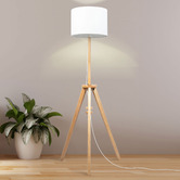 Oakleigh Home Roxanne Linen Floor Lamp