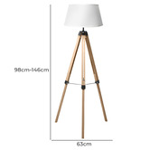 Oakleigh Home Charlie Linen Floor Lamp