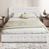 Oakleigh Home Antoine Upholstered Queen Bed with Storage Drawers