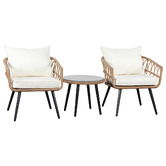 Oakleigh Home 2 Seater Theo Outdoor Coffee Table &amp; Armchair Set