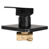 Oakleigh Home Bentley Square Brass Shower/Bath Wall Mixer