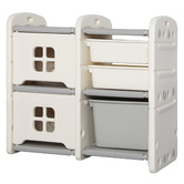Oakleigh Home Bopeep Kids&#039; Cedric 4-Cube Toy Storage