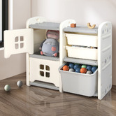 Oakleigh Home Bopeep Kids&#039; Cedric 4-Cube Toy Storage