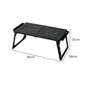 Oakleigh Home Hudson Carbon Steel Camping Table with Grill