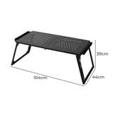 Oakleigh Home Hudson Carbon Steel Camping Table with Grill