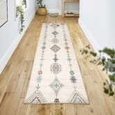 Oakleigh Home Cream Hurley Machine Washable Runner