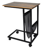 Oakleigh Home Fergus Side Table with Wheels