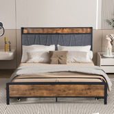 Oakleigh Home Clarisse Bed with Charging Station