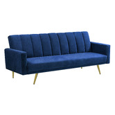 Oakleigh Home Aspen 3 Seater Velvet Sofa Bed