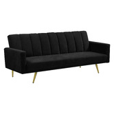 Oakleigh Home Aspen 3 Seater Velvet Sofa Bed