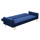Oakleigh Home Aspen 3 Seater Velvet Sofa Bed