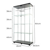 Oakleigh Home Egan 4 Tier Display Cabinet