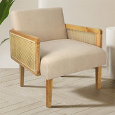 Oakleigh Home Nova Rubberwood Armchair