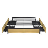 Oakleigh Home Nero Bed Base with Storage Drawers