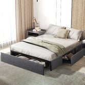 Oakleigh Home Declan Bed Base with Storage Drawers