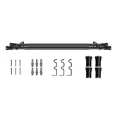 Oakleigh Home Lena Double Curtain Rod &amp; Finials Set